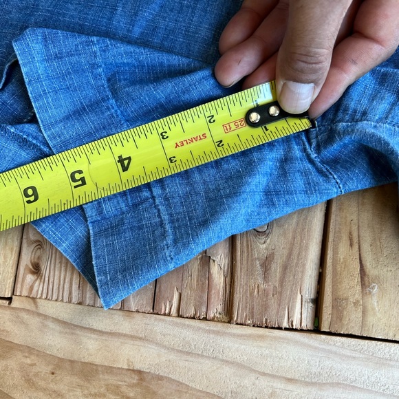 THE LIMITED Chambray tailored Bermuda Shorts size 10 - Picture 7 of 14